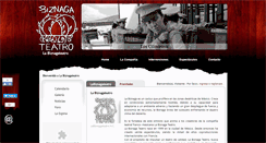 Desktop Screenshot of labiznagateatro.com